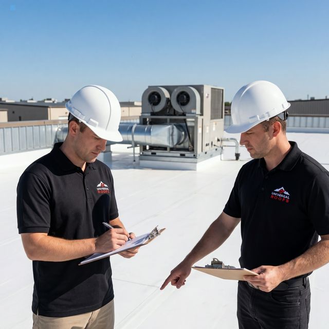 The Universal Roofs skylight installation team in Toronto