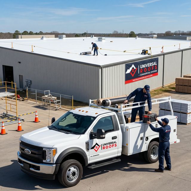 Professional roofing installation by The Universal Roofs