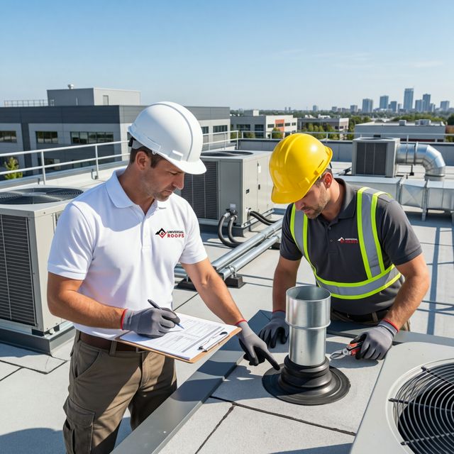 Professional roofing installation by The Universal Roofs