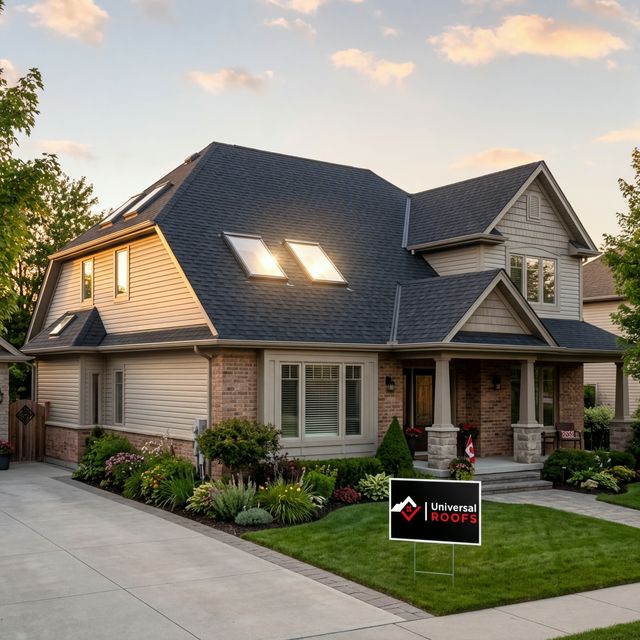Professional roofing installation by The Universal Roofs